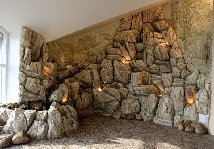 Облицовочный искусственный камень - Средневековая стена (2003)